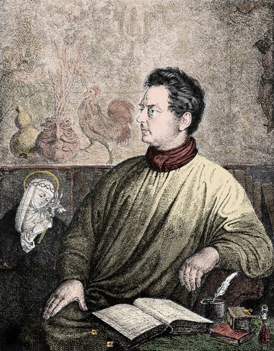 Portret van Clemens Brentano (1778-1842), Duitse schrijver en dichter door Unknown artist