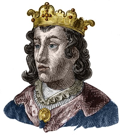 Portret van Clothaire III (652 - 673), koning van Neustrië en Bourgondië door Unknown artist
