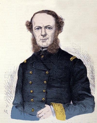 Portret van Graaf Carlo di Persano Pellion (1806-1883), patriot van de Italiaanse eenheid. door Unknown artist