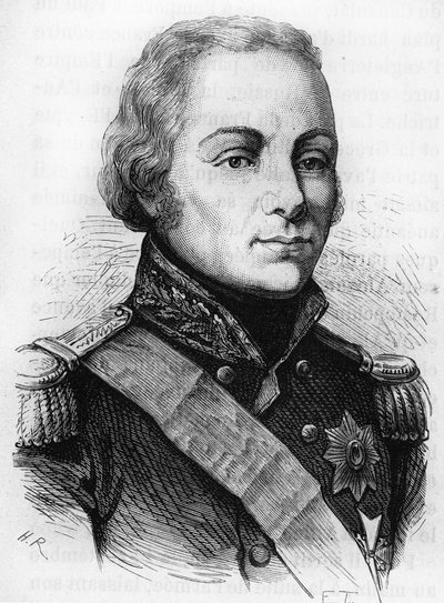 Portret van graaf Rostopchine (1765 - 1826). Gravure van het einde van de 19e eeuw in 
