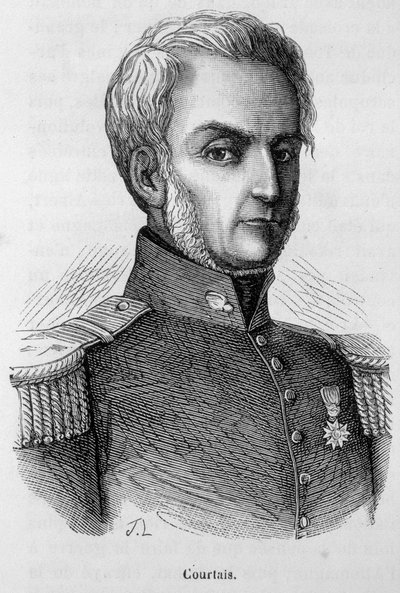 Portret van Courtais door Unknown artist
