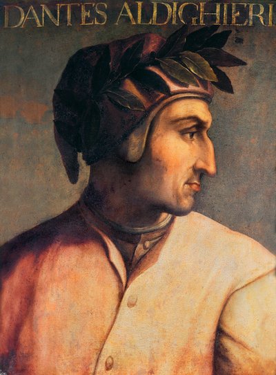 Portret van Dante Alighieri door Unknown artist