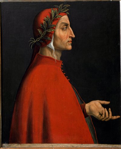 Portret van Dante Alighieri (schilderij) door Unknown artist