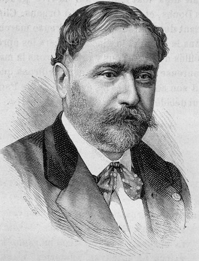 Portret van De Chaudordy. Gravure 19e eeuw door Unknown artist