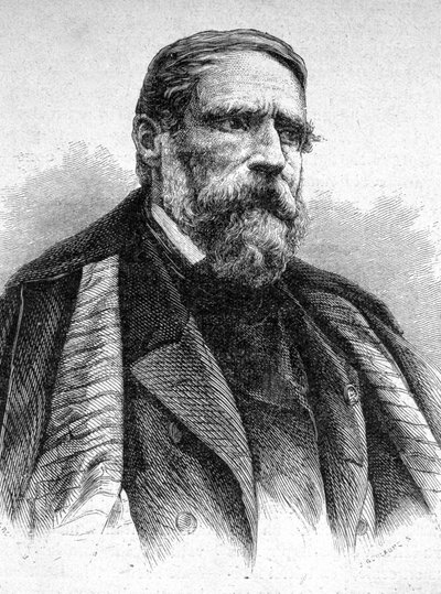 Portret van Decamps, Franse schilder (1803 - 1860) - in 