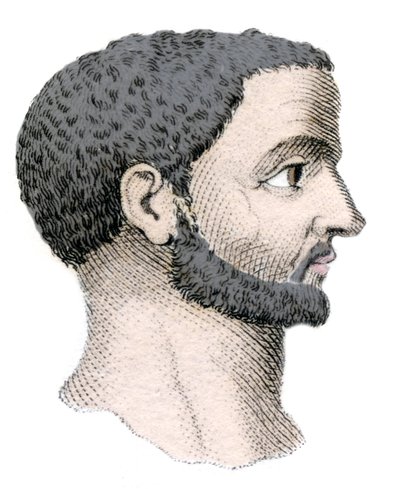 Portret van Diocletianus (Gaius Aurelius Valerius Diocletianus, 245-316), Romeinse keizer van 284 tot 305 door Unknown artist