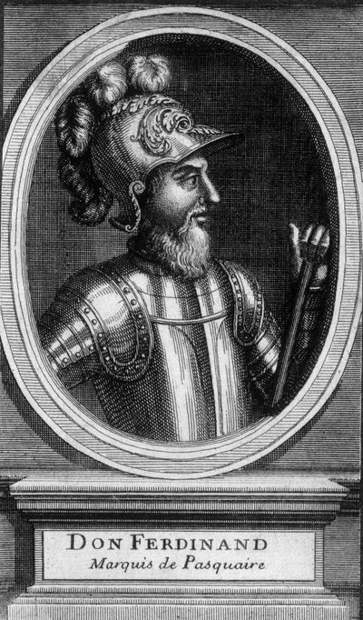 Portret van Don Ferdinand, Markies de Pasquaire - n.d. door Unknown artist