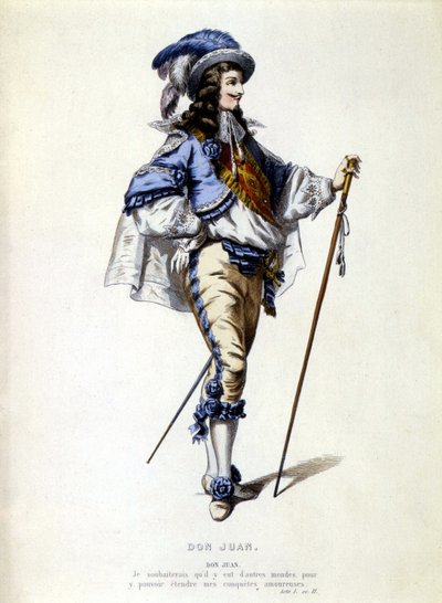 Portret van Don Juan te voet, sd. 19e eeuw door Unknown artist