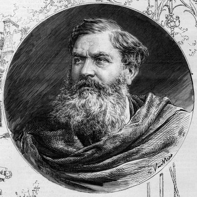Portret van Edmond du Sommerard (1817-1885), directeur van het Musée de Cluny, in 