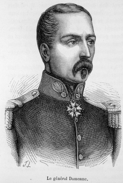 Portret van Edouard Adolphe Deodat Marie Daesme (1807-1848), Franse militair door Unknown artist