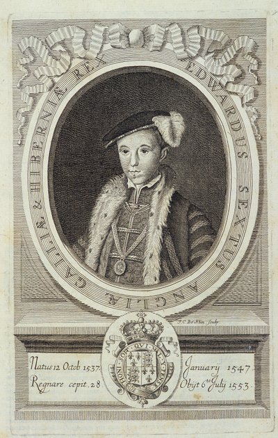 Portret van Edward VI in 
