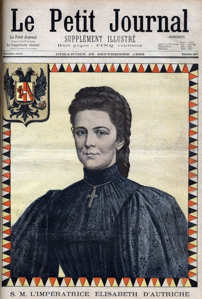 Portret van Elisabeth van Oostenrijk (Sissi) - in 