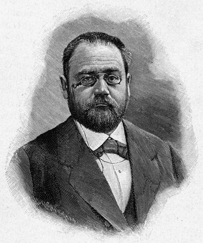 Portret van Emile Zola door Unknown artist