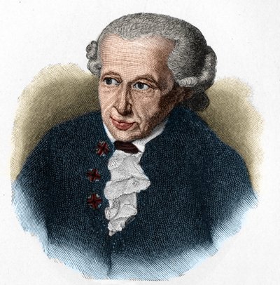Portret van Immanuel Kant. door Unknown artist