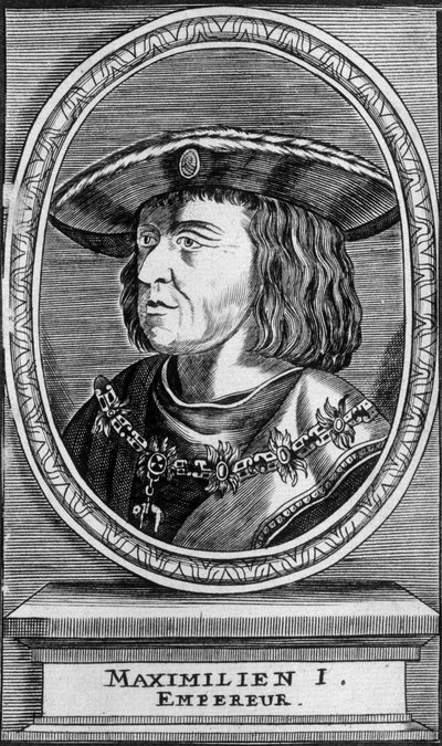 Portret van Keizer Maximiliaan I (1459 - 1519), n.d. door Unknown artist