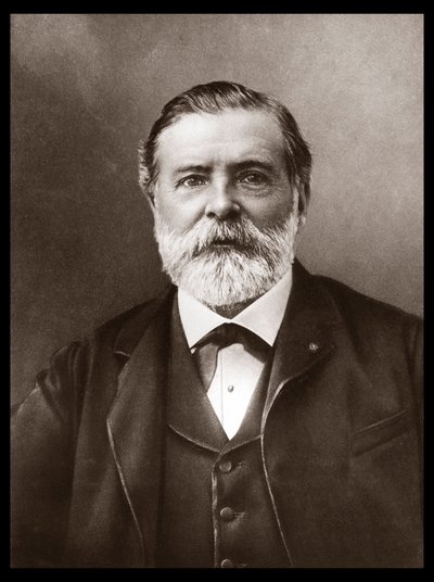 Portret van Etienne-Jules Marey (1830-1904); Engelse wetenschapper en chronofotograaf; uitvinder van de sfigmograaf en een pionier van fotografie en cinema. Foto door Nadar, Paul (1856-1939). door Unknown artist