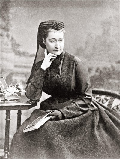 Portret van Eugenia, vrouw van Napoleon III en koningin van Frankrijk. 19e eeuw door Unknown artist