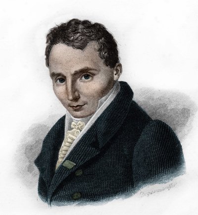 Portret van Ferdinand Hérold (1791-1833), Franse componist. door Unknown artist