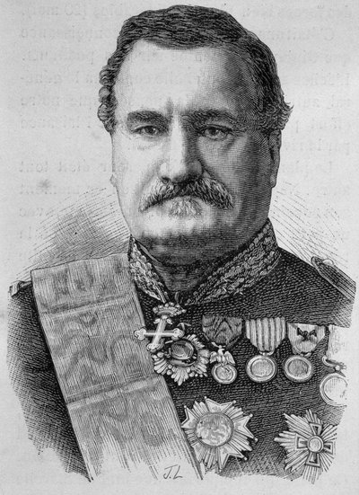 Portret van Forey, maarschalk van Frankrijk (1804 - 1872) door Unknown artist