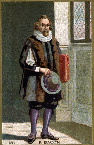 Portret van Francis Bacon Baron Verulam (1561 - 1626) staatsman en Engelse filosoof door Unknown artist
