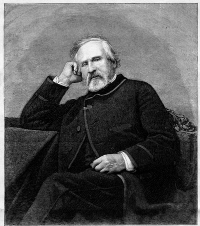 Portret van François Auguste Biard, Franse schilder. Gravure in Le Monde Illustré nr. 1318 van 1 juli 1882 door Unknown artist