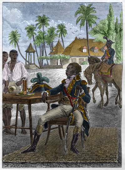 Portret van François Dominique Toussaint genaamd 