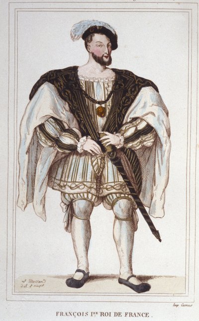 Portret van Frans I (1494 - 1547) door Unknown artist