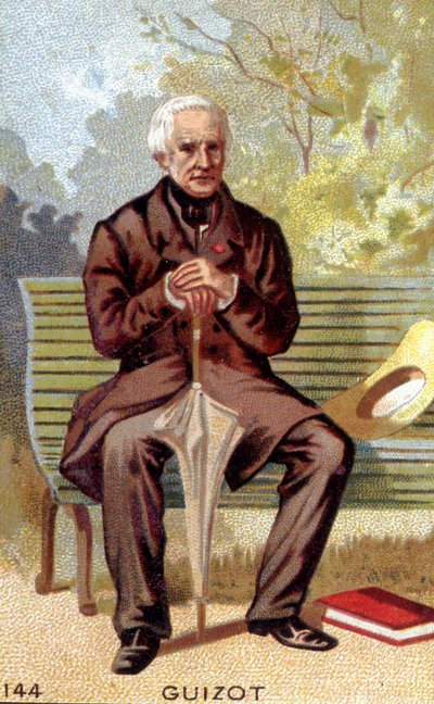 Portret van François Guizot (1787 - 1874), Franse politicus en historicus door Unknown artist