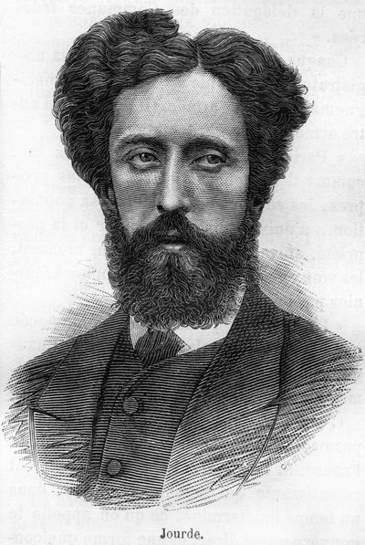 Portret van François Jourde. Franse revolutionair 1843-1893 door Unknown artist