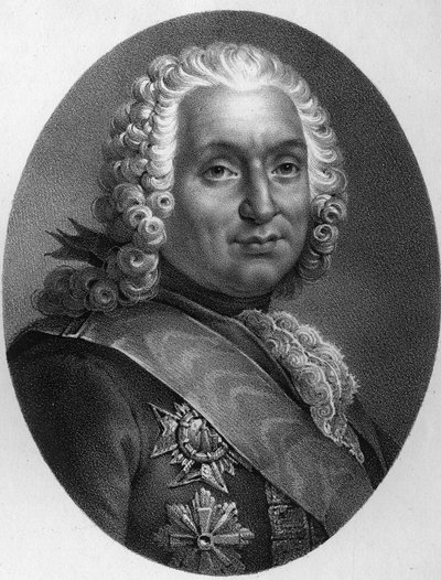 Portret van François de Chevert (1695-1769) door Unknown artist