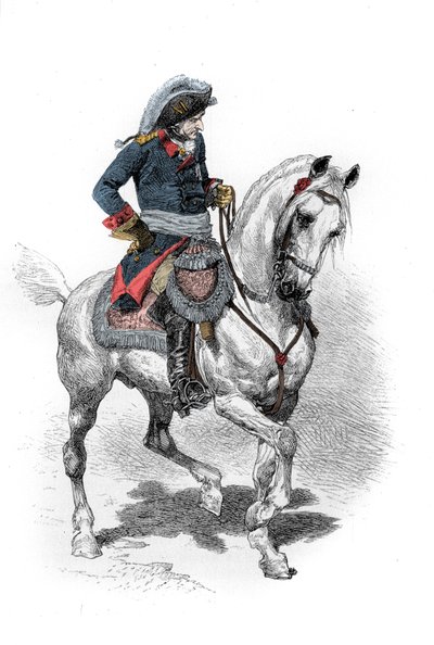 Portret van Frederik II van Pruisen (1712-1786) bekend als Frederik de Grote door Unknown artist