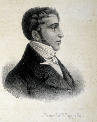Portret van Frederico Confalonieri (1785-1846), een van de grondleggers van de Italiaanse onafhankelijkheid door Unknown artist