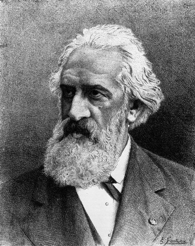 Portret van Friedrich von Flotow (1812-1883) Duitse componist door Unknown artist