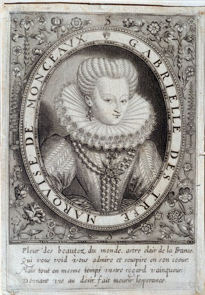 Portret van Gabrielle d