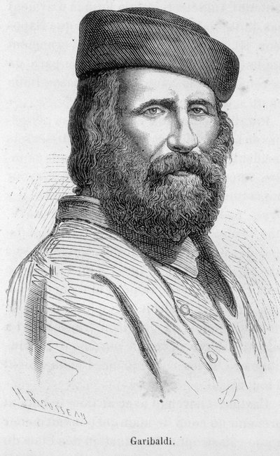 Portret van Garibaldi (1807 - 1882) door Unknown artist