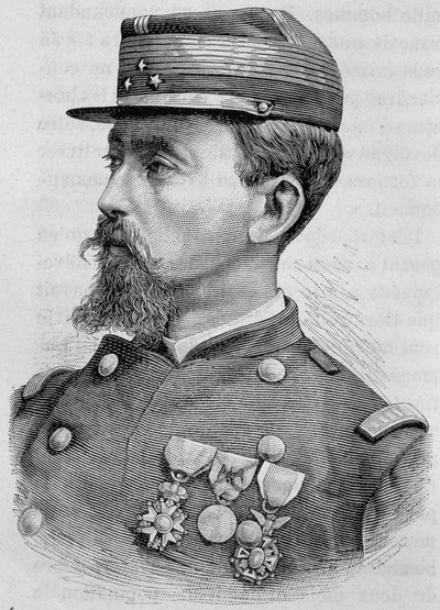 Portret van Generaal Crémier. 19e-eeuwse gravure door Unknown artist