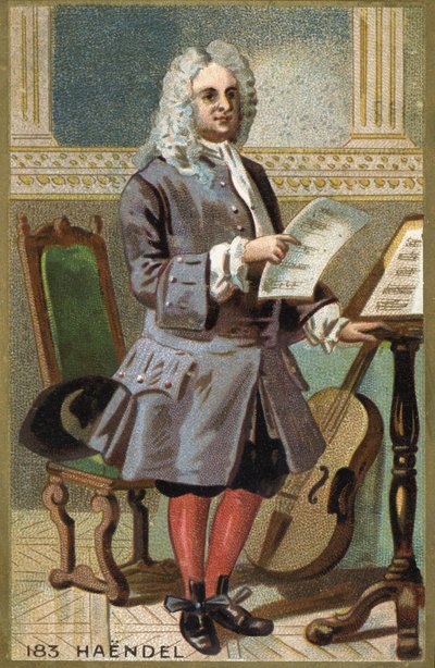 Portret van George Frederick Handel door Unknown artist