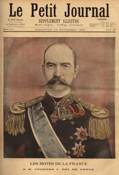 Portret van George I, koning van Griekenland door Unknown artist