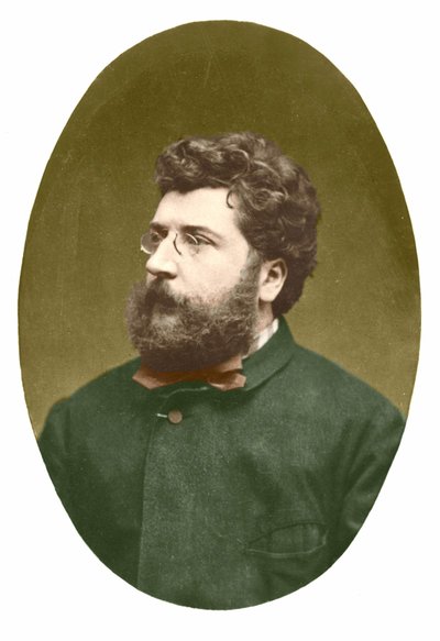 Portret van Georges Bizet (1838 - 1875) door Unknown artist