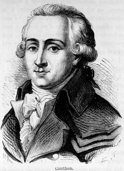 Portret van Georges Couthon (1755-1794), Franse politicus door Unknown artist