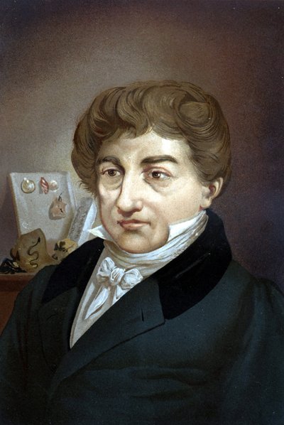 Portret van Georges Cuvier (1764-1832) uit 