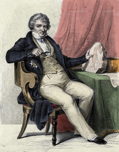 Portret van Georges Cuvier door Unknown artist