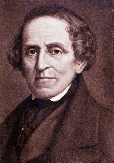 Portret van Giacomo Meyerbeer (gravure) door Unknown artist