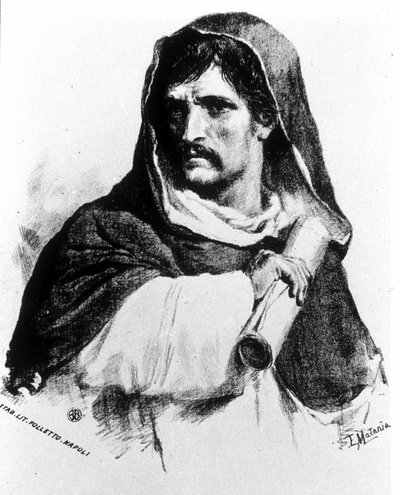 Portret van Giordano Bruno door Unknown artist