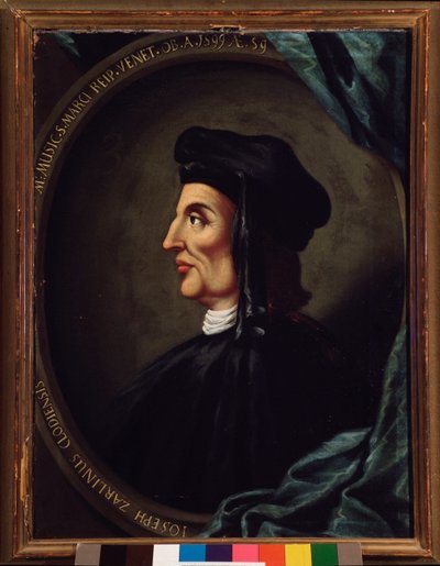 Portret van Gioseffo Zarlino (schilderij) door Unknown artist