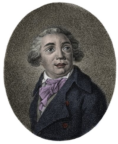 Portret van Giovanni Paisiello (1740 - 1816) Italiaanse componist door Unknown artist