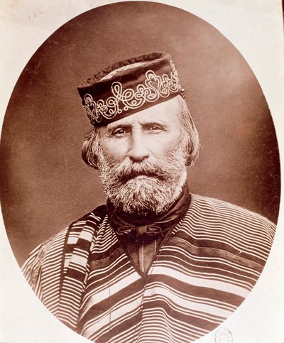 Portret van Giuseppe Garibaldi door Unknown artist