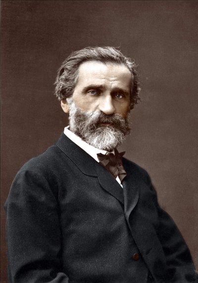 Portret van Giuseppe Verdi (1813-1901), Italiaanse componist door Unknown artist