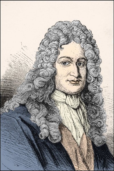 Portret van Gottfried Wilhelm Leibniz (1646-1716), Duitse filosoof door Unknown artist