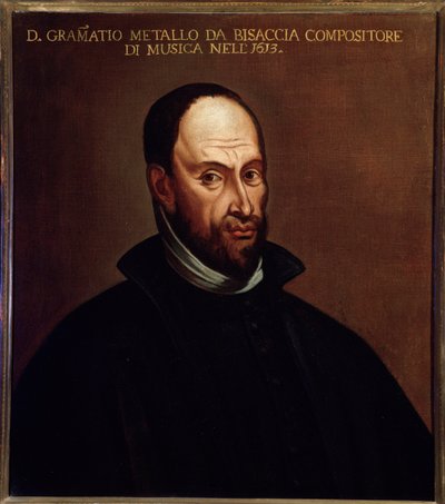 Portret van Grammatio Metallo (schilderij) door Unknown artist